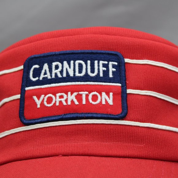 Vintage Pillbox Hat - Carnduff Yorkton Stitched Patch - Adult Snapback - Picture 2 of 8